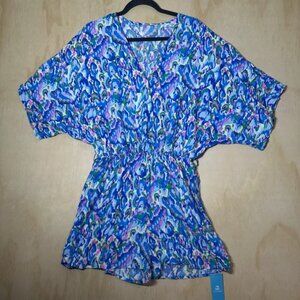 Cupshe Abstract Print Drawstring Romper Size Medium